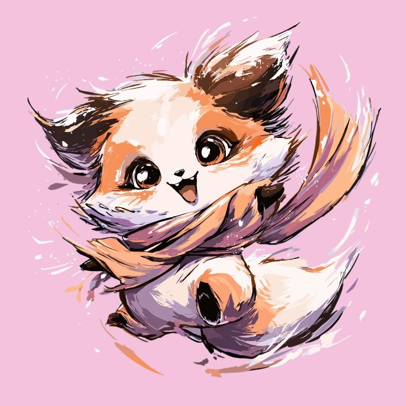 Fox with Scarf | Dancing Fox