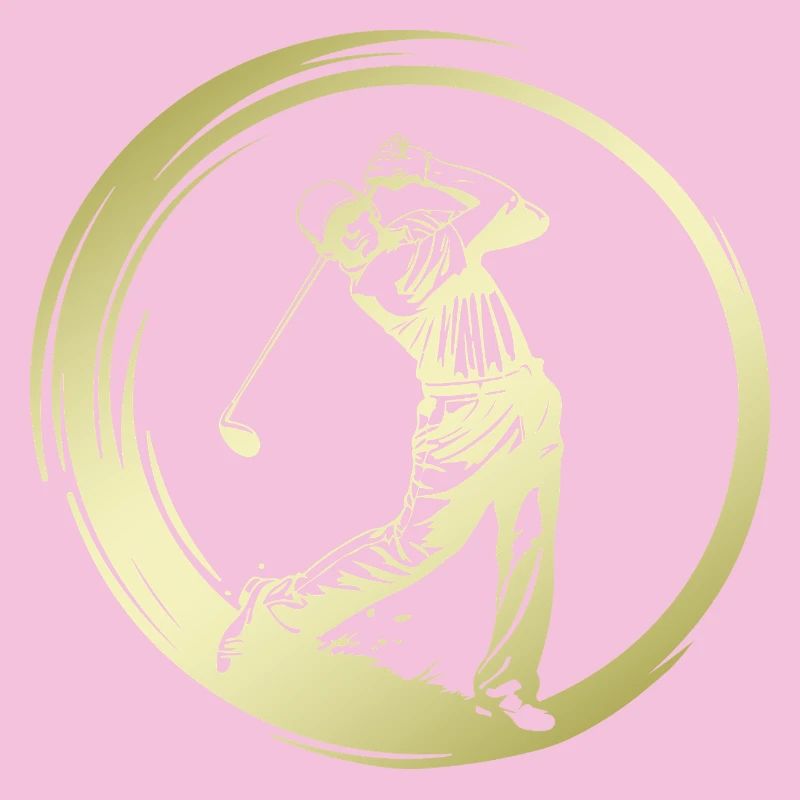 Silhouette de golfeur