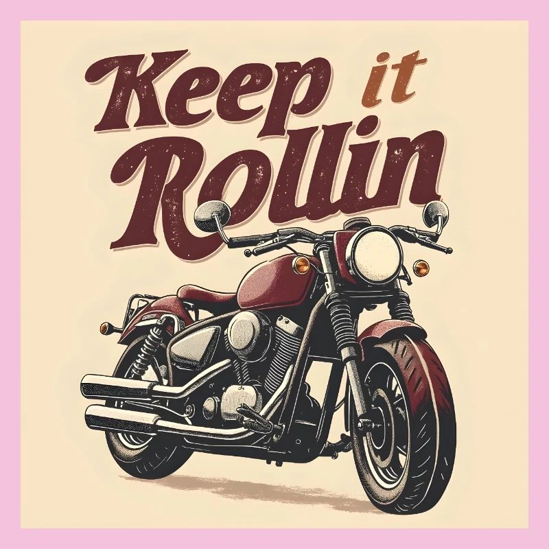 Keep it Rollin’ – Minimalist Typography