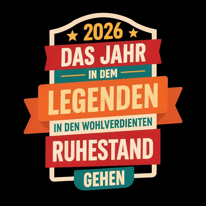 2026 Legend Retirement Retiree Pensioner Gift