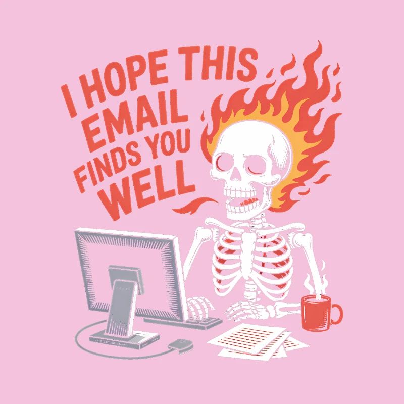 Ich hoffe, diese E-Mail kommt bei dir gut an - Lustiges T-Shirt