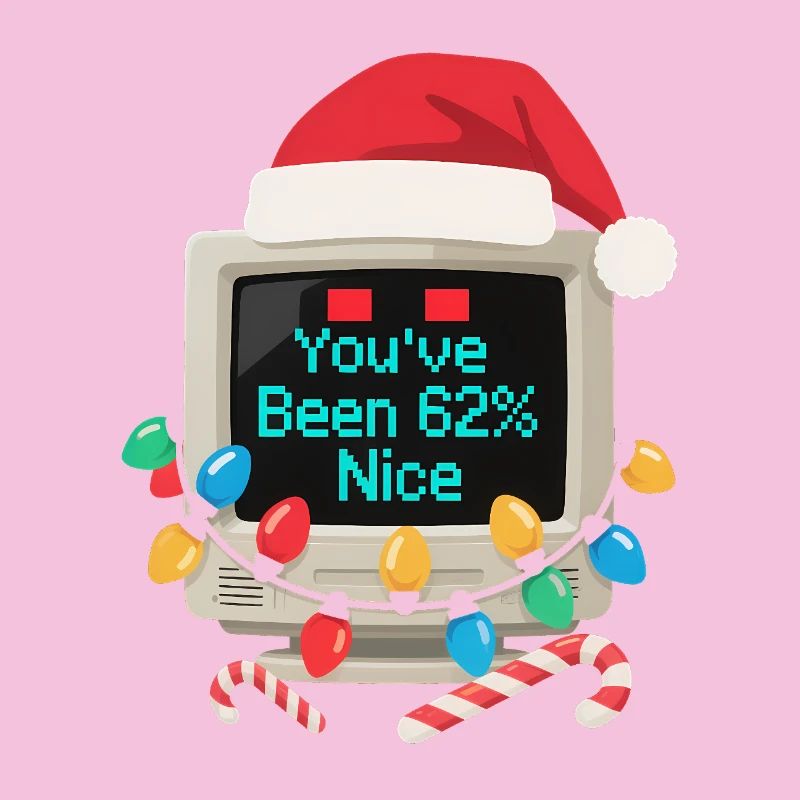 Computer Weihnachten KI Sarkastisch Tech Geschenk