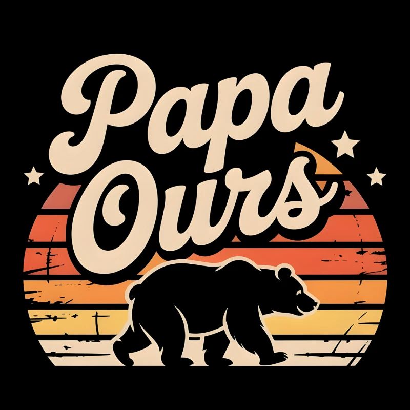 Papa Ours Retro Soleil