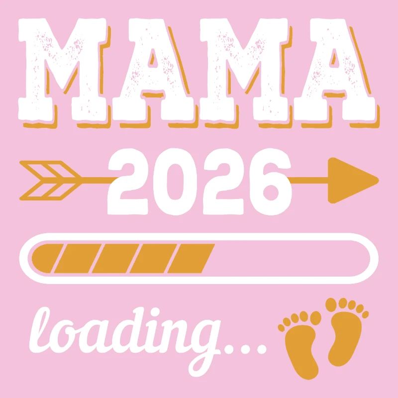 Mama 2026 Loading Zukünftige Mutter Geschenk
