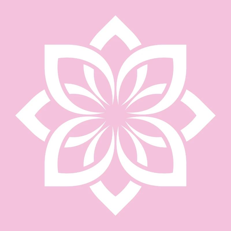 Mandala Fleur Blanche Chogan