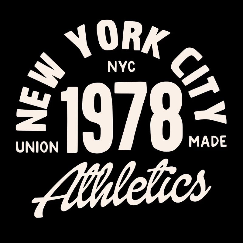 Athlétisme rétro NYC 1978
