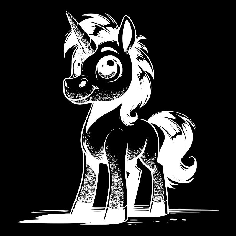 Magisches süsses Einhorn das dich anlacht