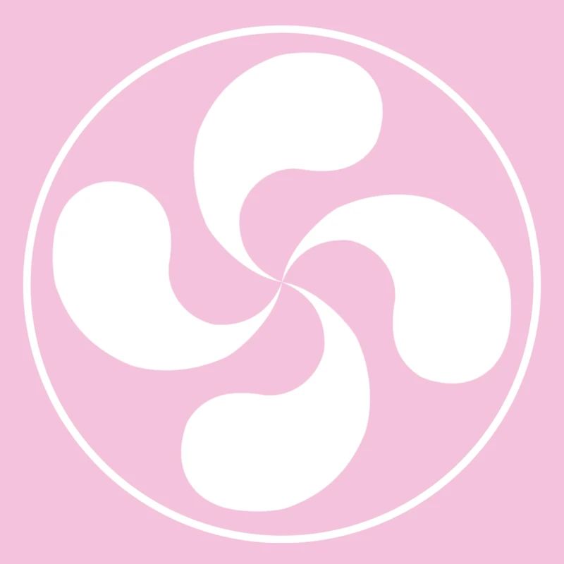Cercle de Lauburu couleur blanche