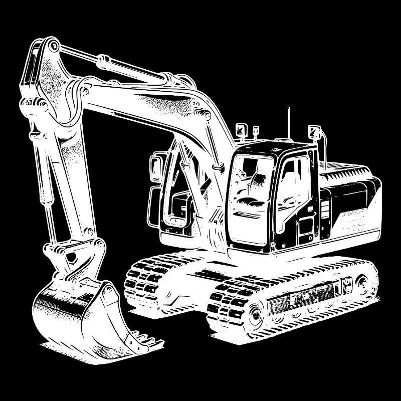 Pelle puissante : la machine à bras long