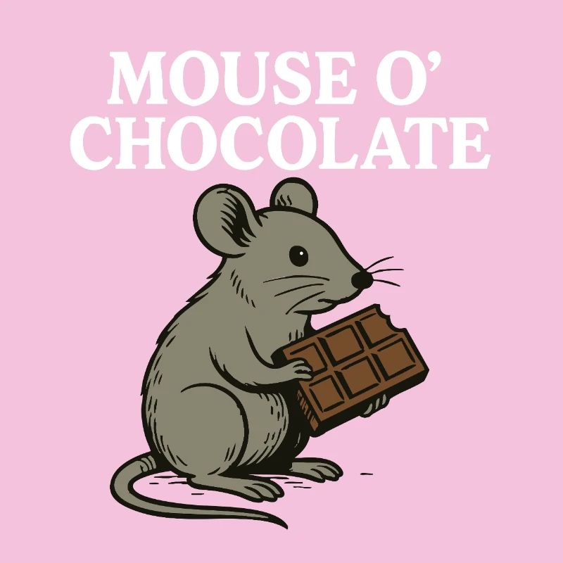 Mouse o'Chocolate Funny Pun Mouse