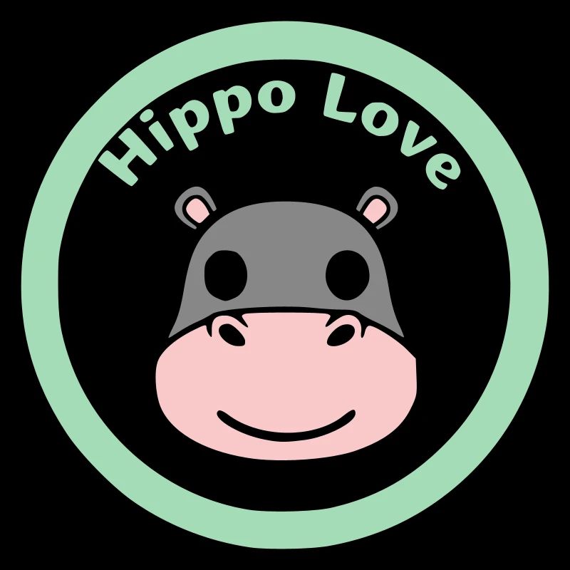 Hippopotamus Head Face Mask Smile