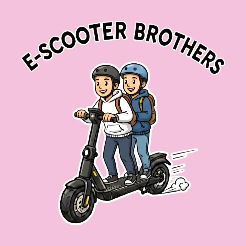 Duo des frères E-Scooter