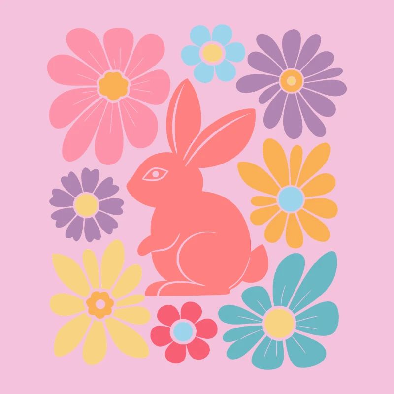 Happy Easter Bunny Boho