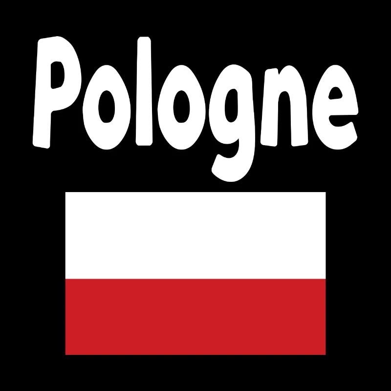 Polen-Tippfehler und rote Flagge