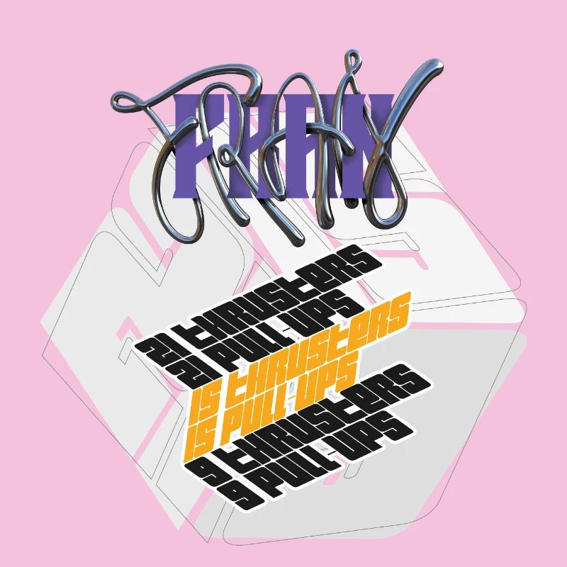 Fran Hero WOD Cross Training light graphic version
