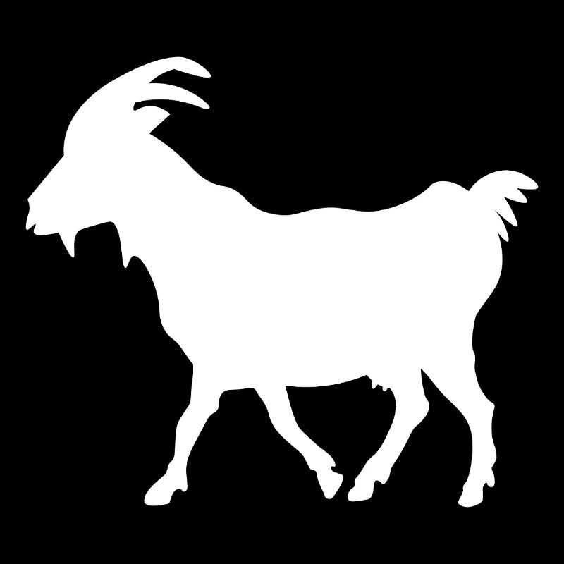 Ziege weiß