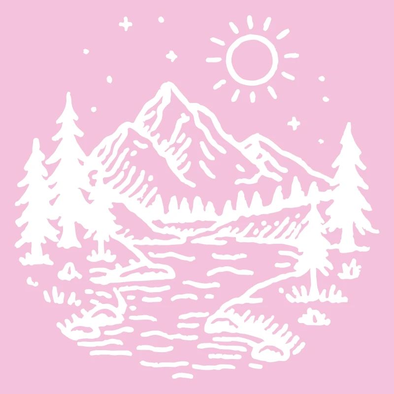 Berge Landschaft Wald