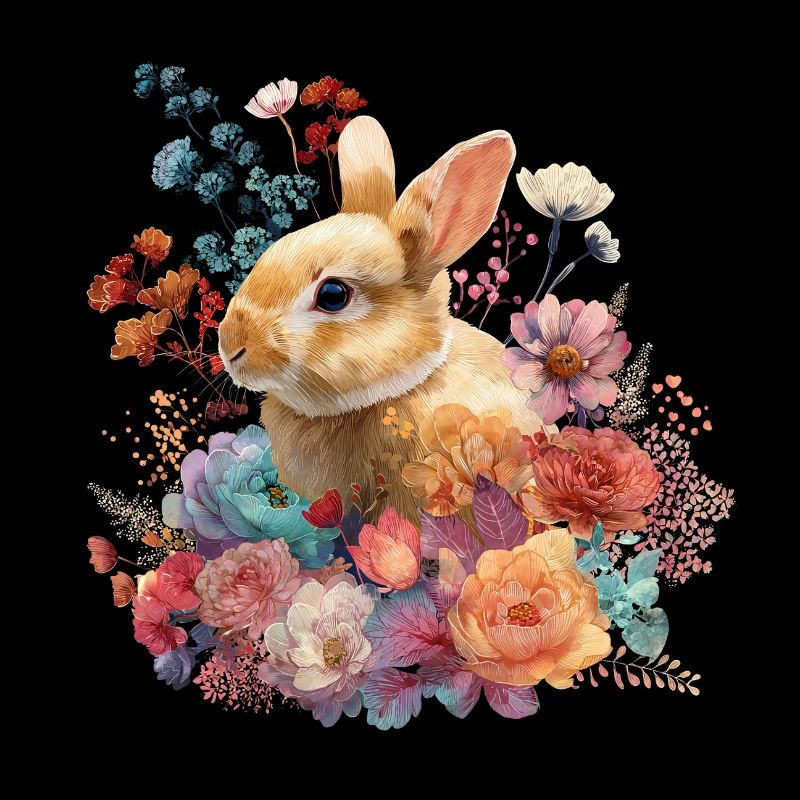 Fleurs de lapins florales