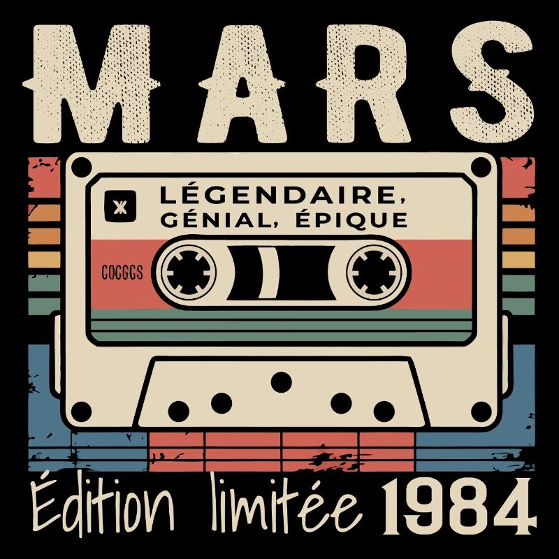 Anniversaire 1984 Mars 1984 né en Mars 1984