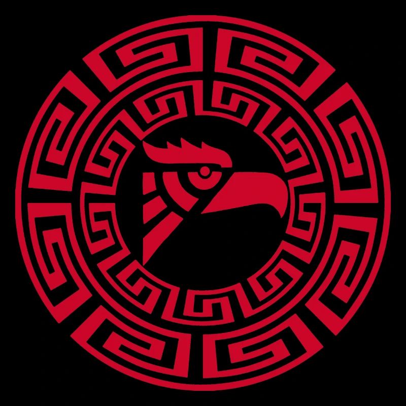 Emblème de l'aigle rouge