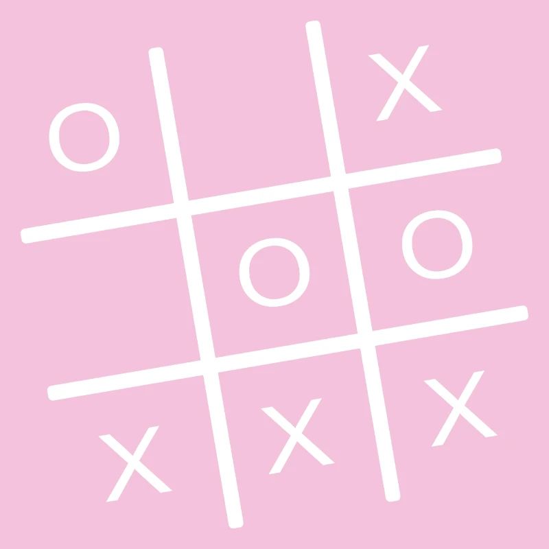 Minimalistisches Tic Tac Toe Grid