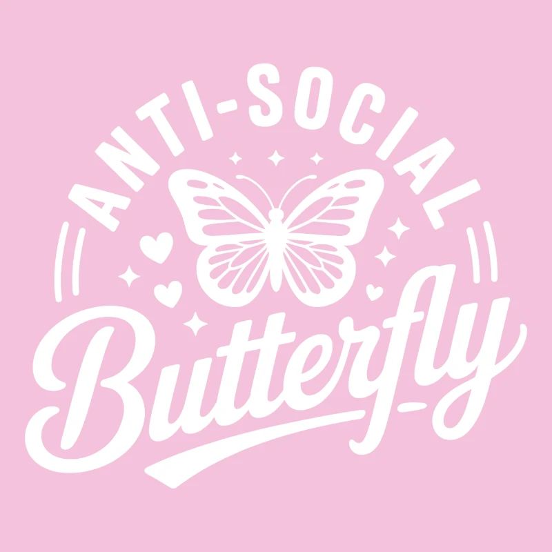 Logo antisocial du papillon