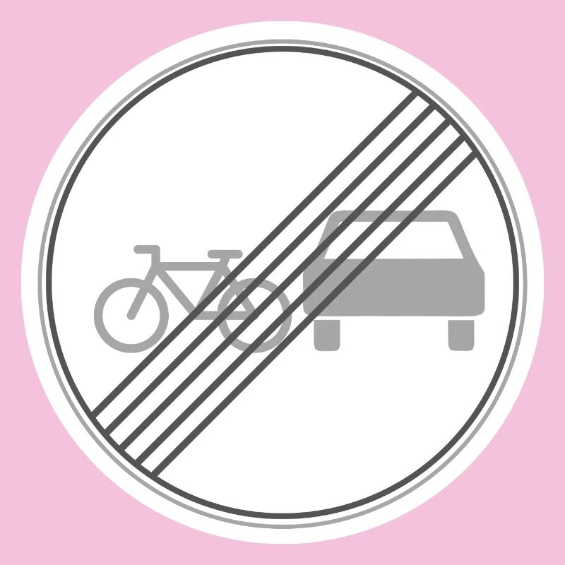 Overtaking by bike allowed again