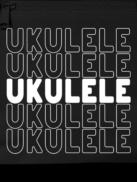 Ukulele typography