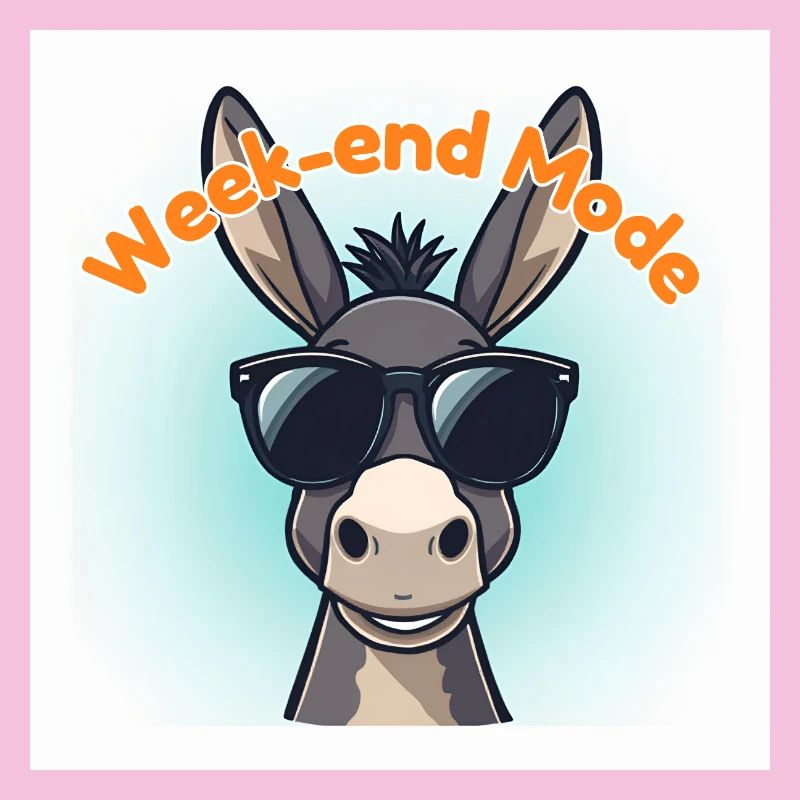 Esel-Wochenend-Mode