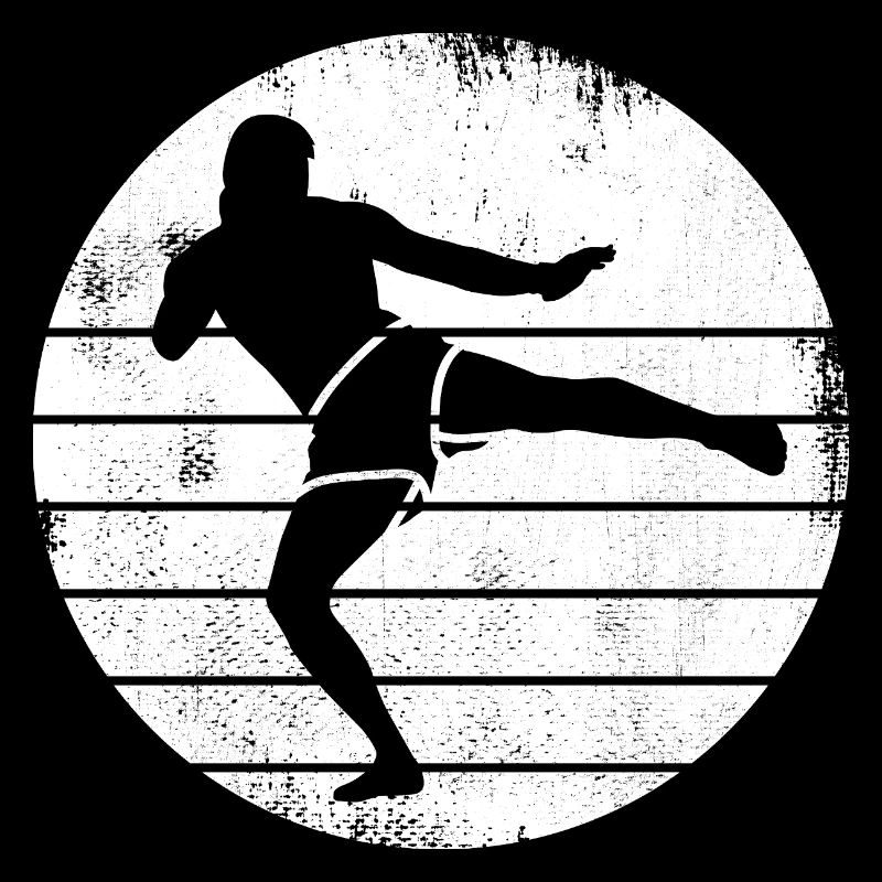 Dessin de kickboxeur