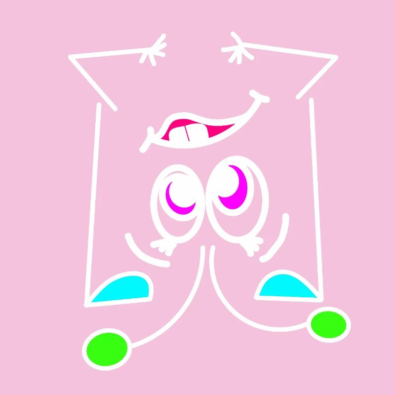 Neon Mood Flip - The Turning Face