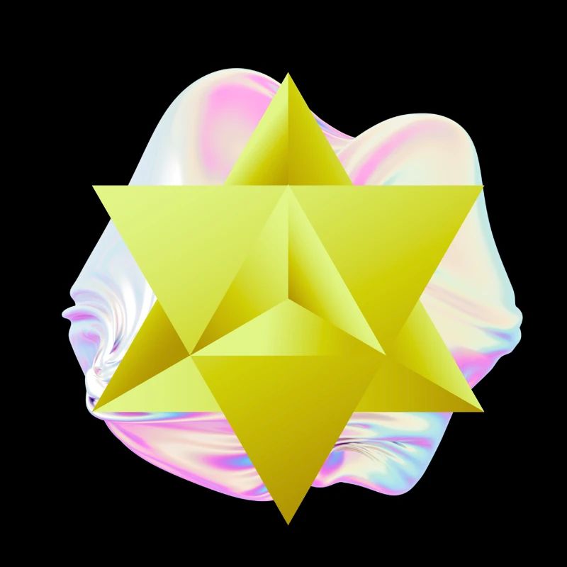 Surrealer Merkaba-Stern