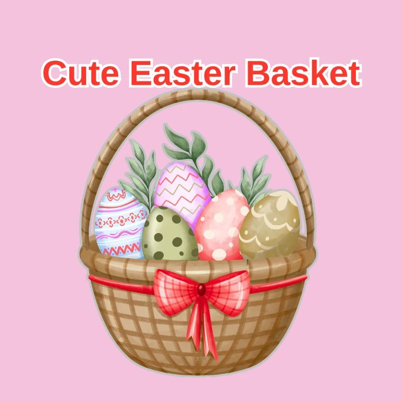 Cute Easter Basket Shirt – Easter Eggs Tee