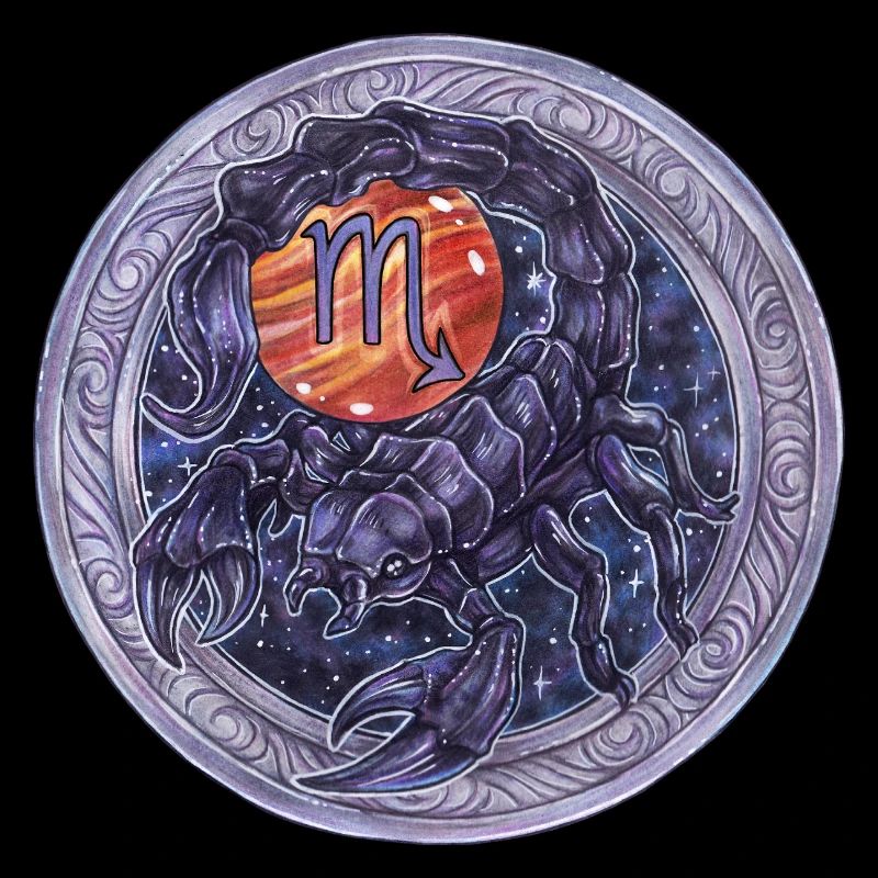 Zodiac Sign Sternzeichen Skorpion Scorpio Geschenk
