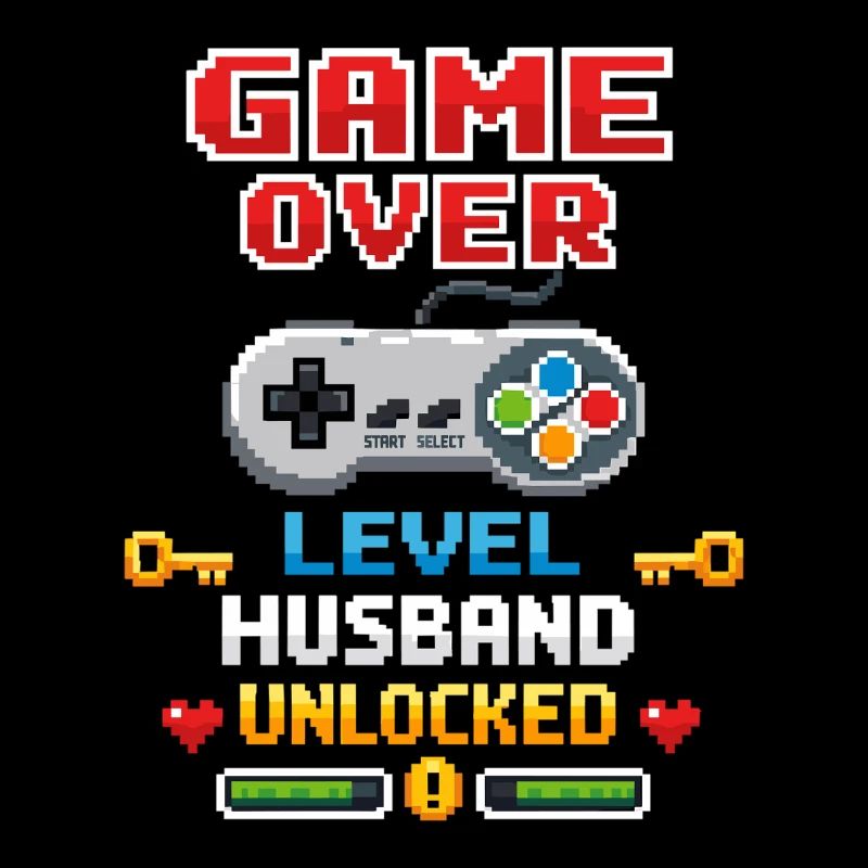 Game Over - Level Husband Unlocked | 8-Bit 