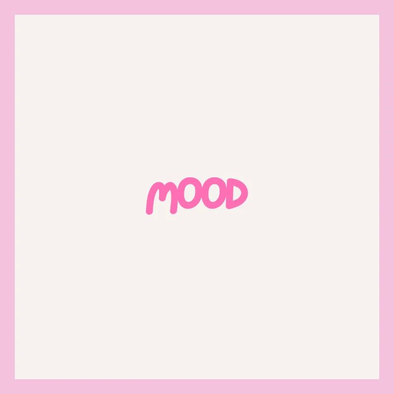 "MOOD" Graphic Tee Design
