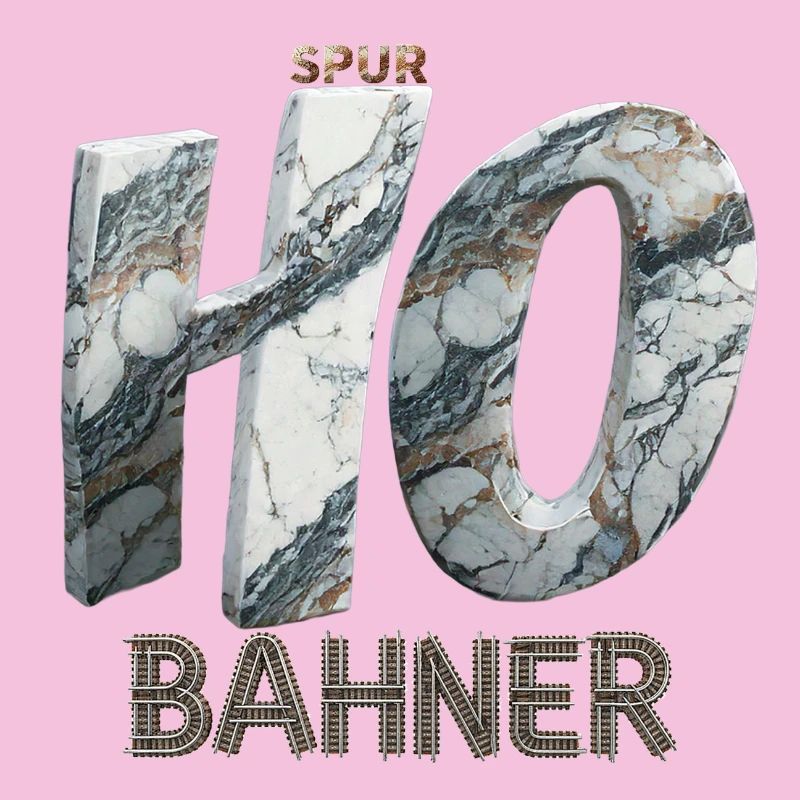 SPUR H0 BAHNER – Marmor Edition