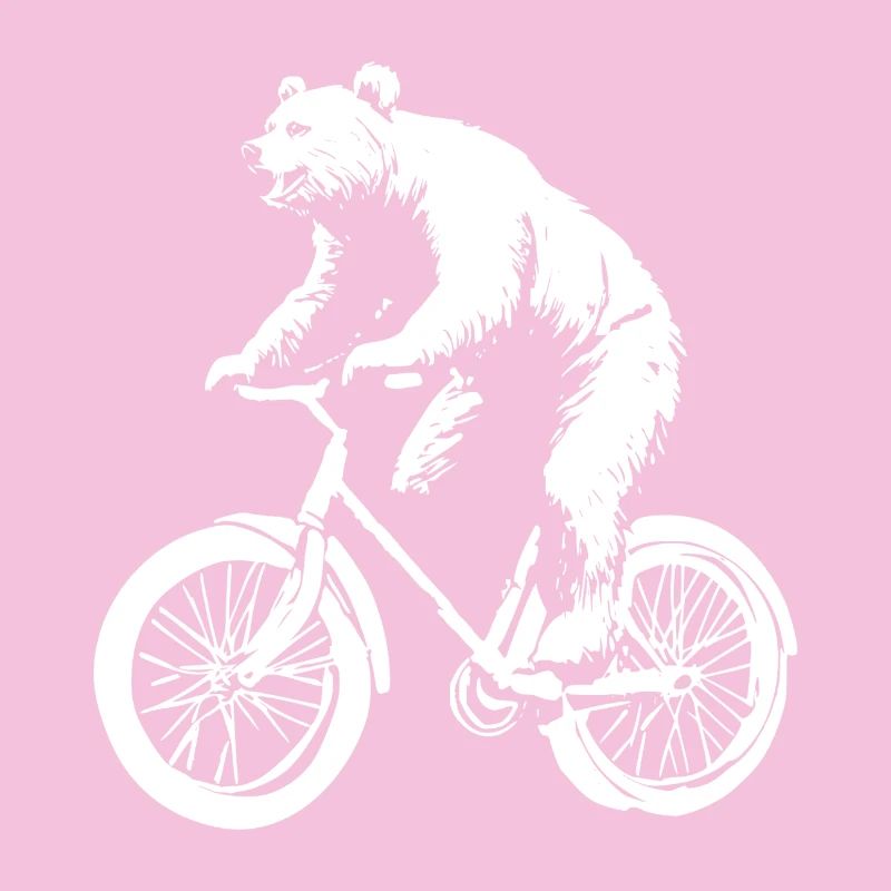 Funny Bicycle Bear