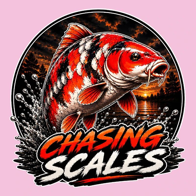 Chasing Scales Koi-Karpfen-Splash-Design