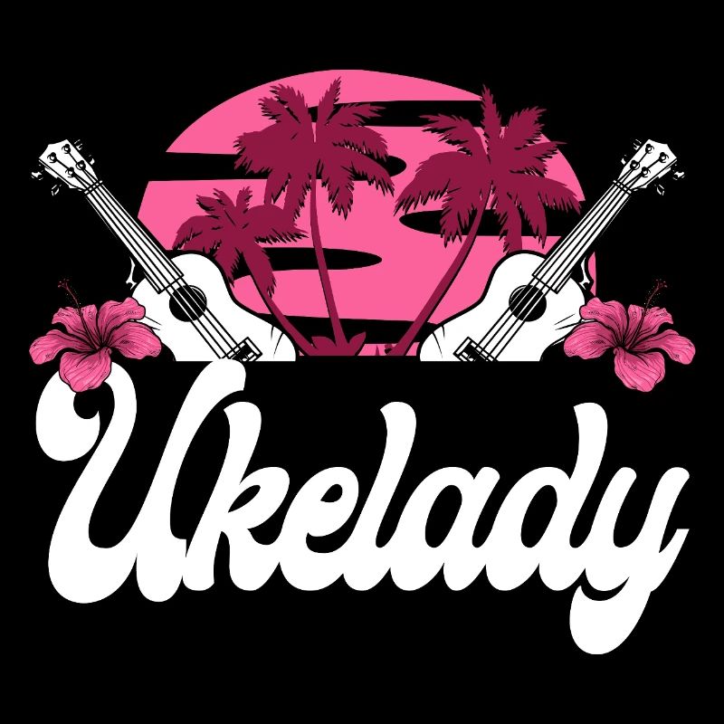 Ukulélé hawaïen Uke Ukelady