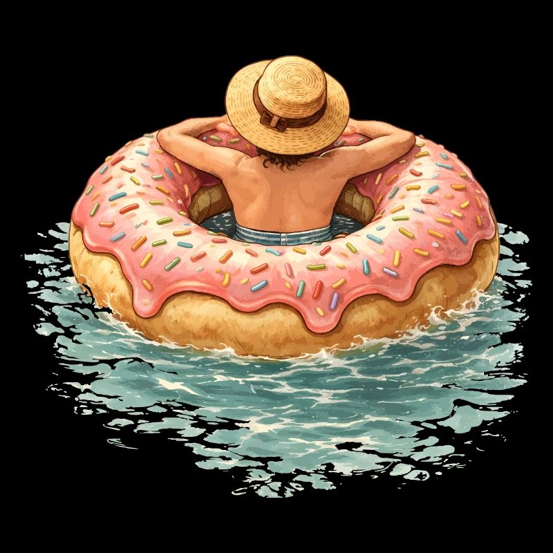 Sommerpause im Donut – Süßes Urlaubsdesign 