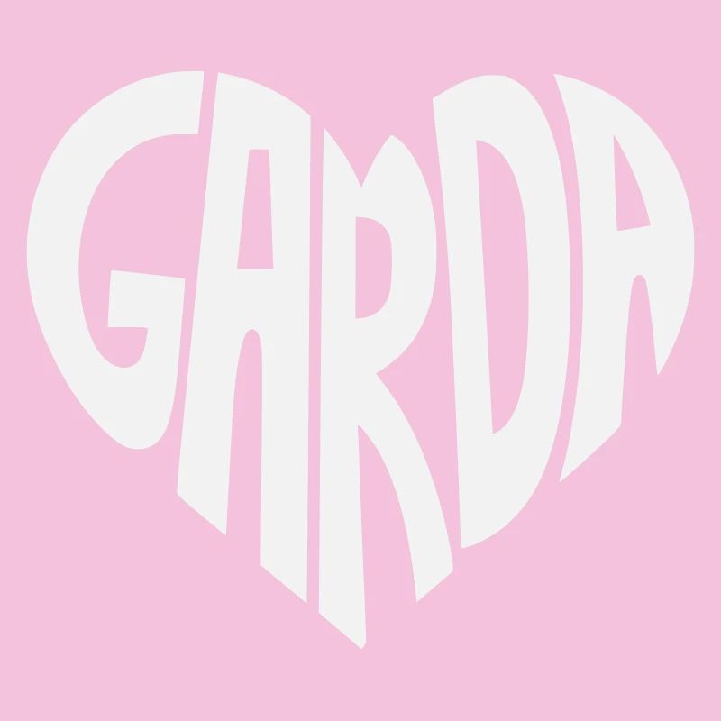 Garda Herzschrift Logo