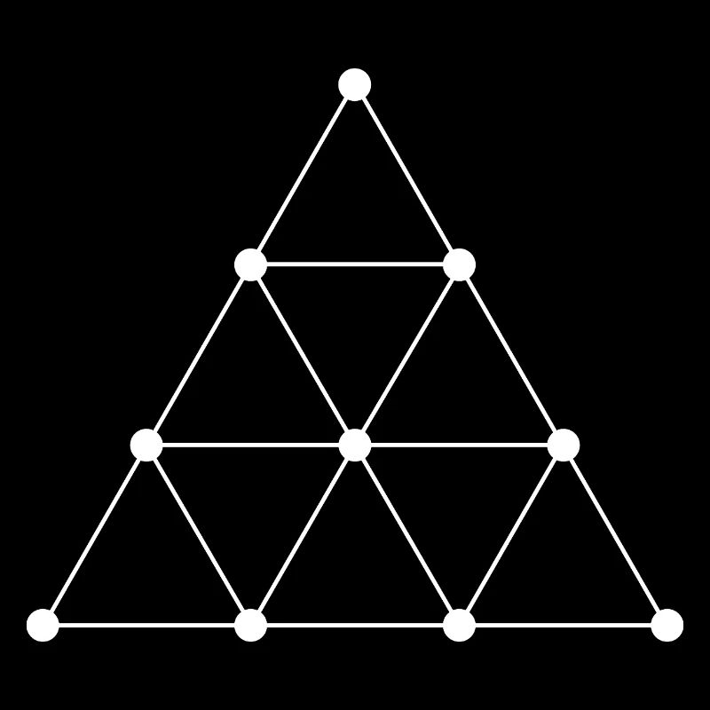 Heilige Geometrie von Tetractys