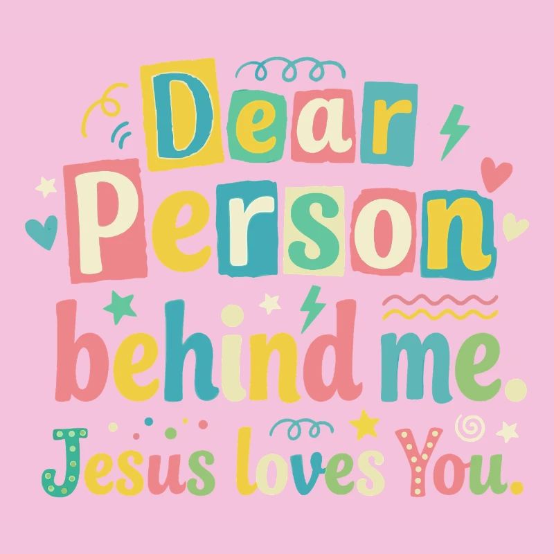Jesus liebt dich positive Botschaft