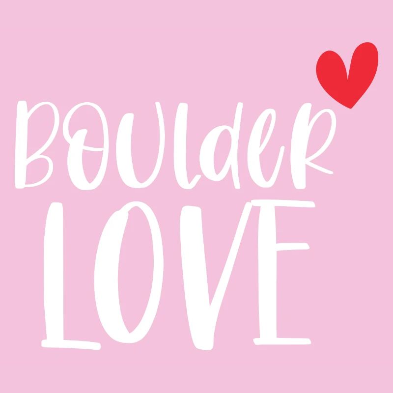 Escalade Bloc Boulder Love Mountains Cadeau