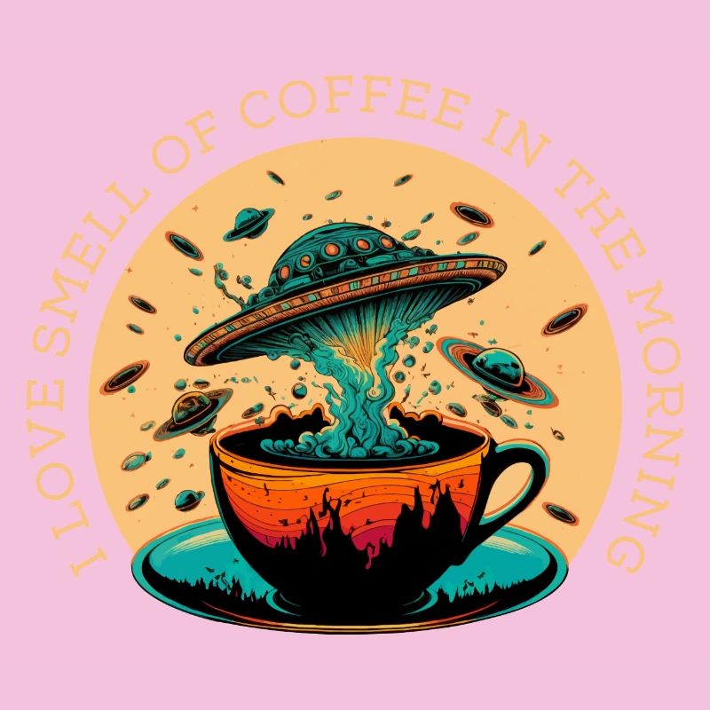 J’aime l’odeur du café le matin