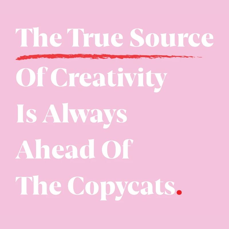 The True Source Of Creativity Is Always Ahead [W]