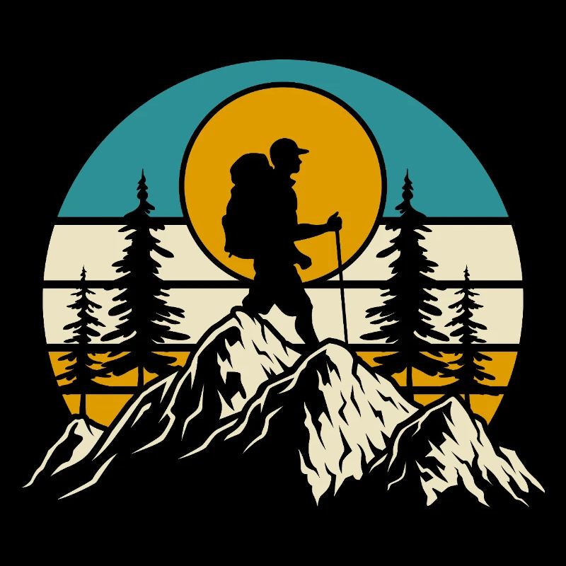 Wandern Wanderer Bergsteiger Geschenk
