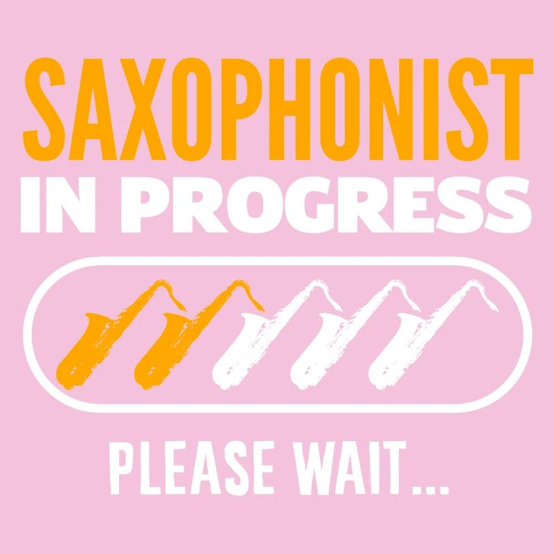 Jazz saxophone funny saxophonist in progress