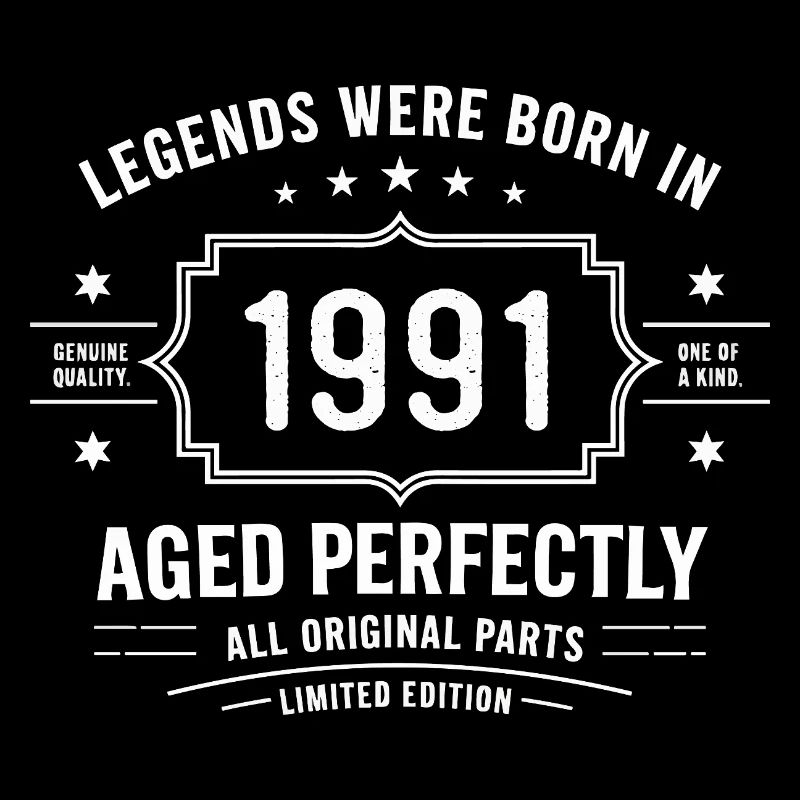 Original 1991 Vintage | Geburtstagsgeschenk 1991